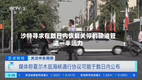 沙特寻求在数日内恢复关停的输油管道一半运力-第2张图片