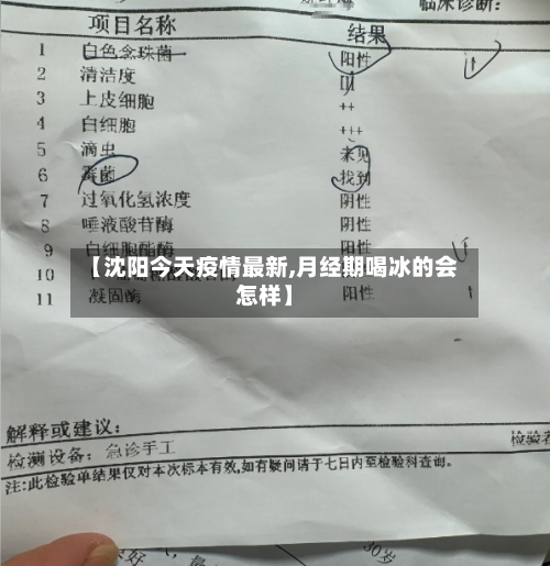 【沈阳今天疫情最新,月经期喝冰的会怎样】