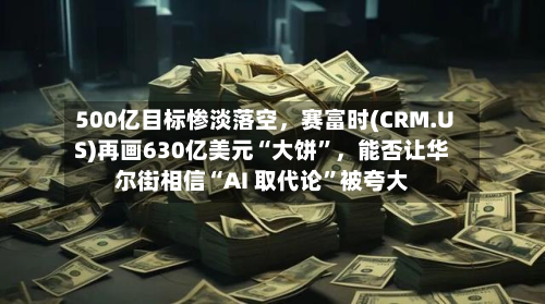 500亿目标惨淡落空，赛富时(CRM.US)再画630亿美元“大饼”，能否让华尔街相信“AI 取代论	”被夸大-第2张图片