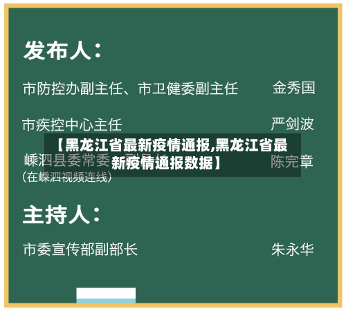 【黑龙江省最新疫情通报,黑龙江省最新疫情通报数据】-第2张图片