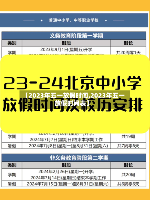 【2023年五一放假时间,2023年五一放假时间表】