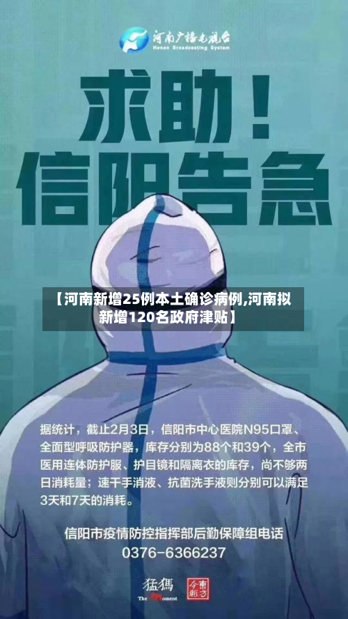 【河南新增25例本土确诊病例,河南拟新增120名政府津贴】-第2张图片
