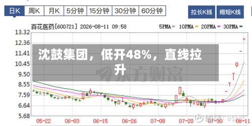 沈鼓集团，低开48%	，直线拉升-第1张图片