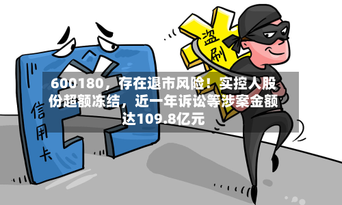 600180，存在退市风险！实控人股份超额冻结	，近一年诉讼等涉案金额达109.8亿元-第2张图片