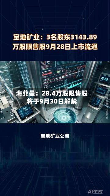 海菲曼：28.4万股限售股将于9月30日解禁