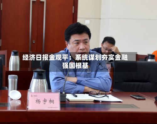 经济日报金观平：系统谋划夯实金融强国根基