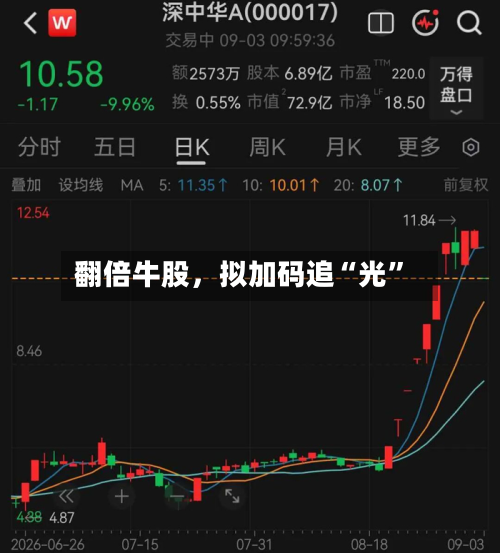 翻倍牛股，拟加码追“光”