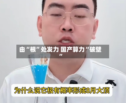 由“根”处发力 国产算力“破壁”-第3张图片