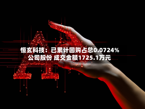 恒玄科技：已累计回购占总0.0724%公司股份 成交金额1725.1万元-第3张图片