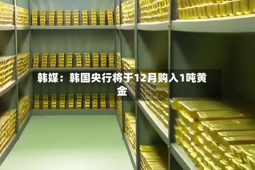 韩媒：韩国央行将于12月购入1吨黄金-第2张图片