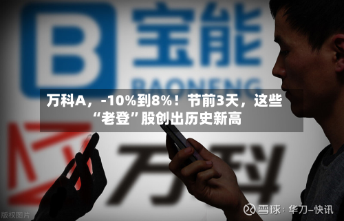 万科A，-10%到8%！节前3天，这些“老登”股创出历史新高-第3张图片