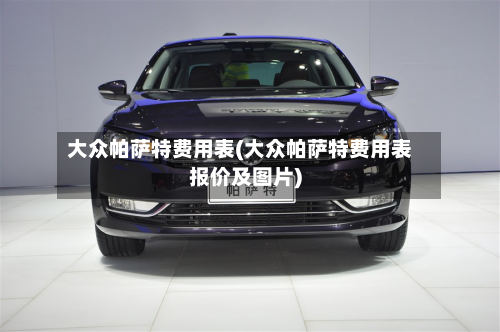 大众帕萨特费用表(大众帕萨特费用表报价及图片)-第3张图片