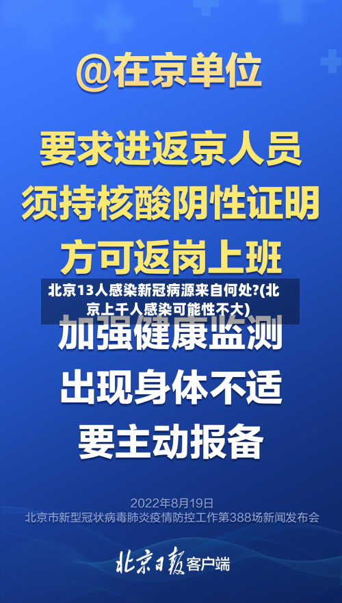 北京13人感染新冠病源来自何处?(北京上千人感染可能性不大)-第2张图片
