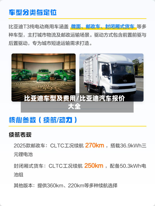 比亚迪车型及费用/比亚迪汽车报价大全-第2张图片