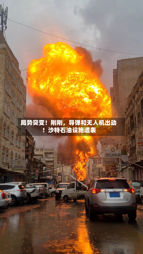 局势突变！刚刚	，导弹和无人机出动！沙特石油设施遭袭-第3张图片