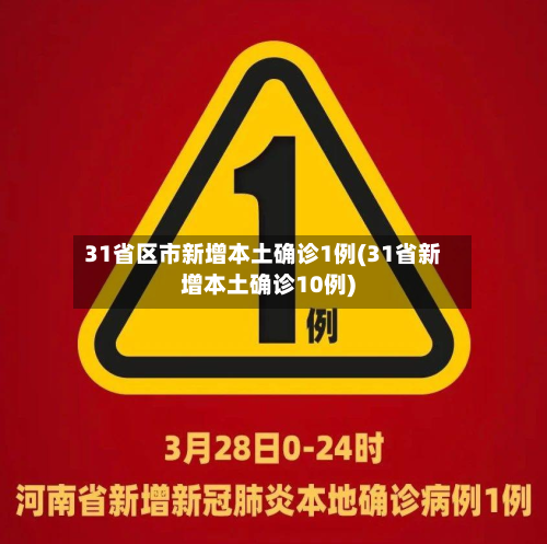 31省区市新增本土确诊1例(31省新增本土确诊10例)-第3张图片