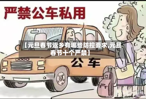 【元旦春节返乡有哪些防控要求,元旦春节十个严禁】-第2张图片