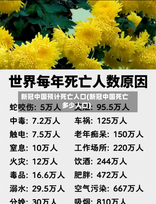 新冠中国预计死亡人口(新冠中国死亡多少人口)