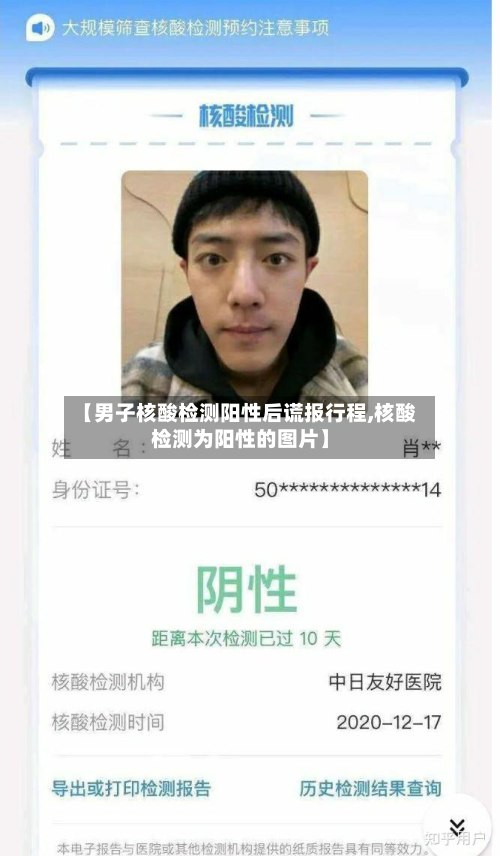 【男子核酸检测阳性后谎报行程,核酸检测为阳性的图片】-第2张图片