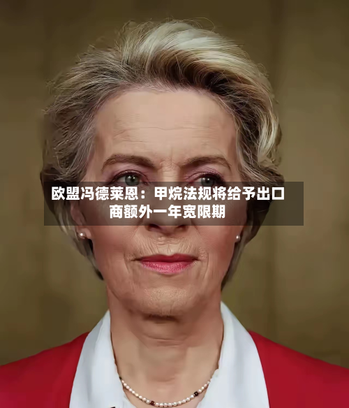 欧盟冯德莱恩：甲烷法规将给予出口商额外一年宽限期-第2张图片