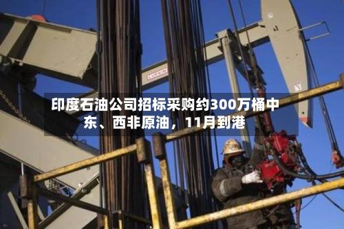 印度石油公司招标采购约300万桶中东、西非原油，11月到港