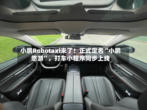 小鹏Robotaxi来了！正式定名“小鹏悠游”，打车小程序同步上线