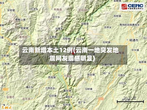 云南新增本土12例(云南一地突发地震网友震感明显)