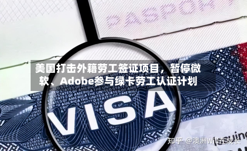 美国打击外籍劳工签证项目，暂停微软、Adobe参与绿卡劳工认证计划-第2张图片