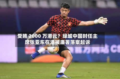 受贿 2000 万港元？绿城中国时任主席张亚东在港被廉署落案起诉-第2张图片