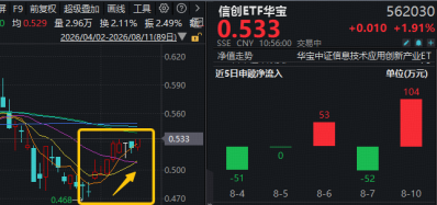 净利暴增715倍！江波龙预估权重占比最高的——华宝基金信创ETF（562030）拉升1.9%，机构：AI安全重要性提升