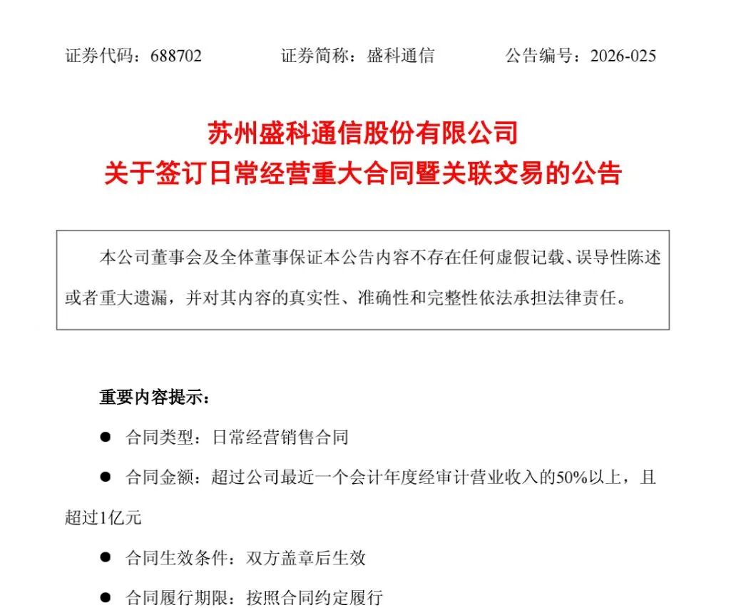 占去年营收一半以上!千亿翻倍牛股688702签下亿元大单
