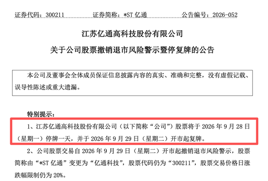 300211，将摘星脱帽！退市风险警报解除