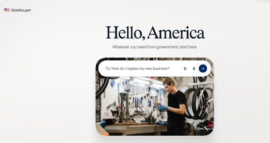 特朗普推出AI驱动的新网站America.gov 打造政府服务一站式入口